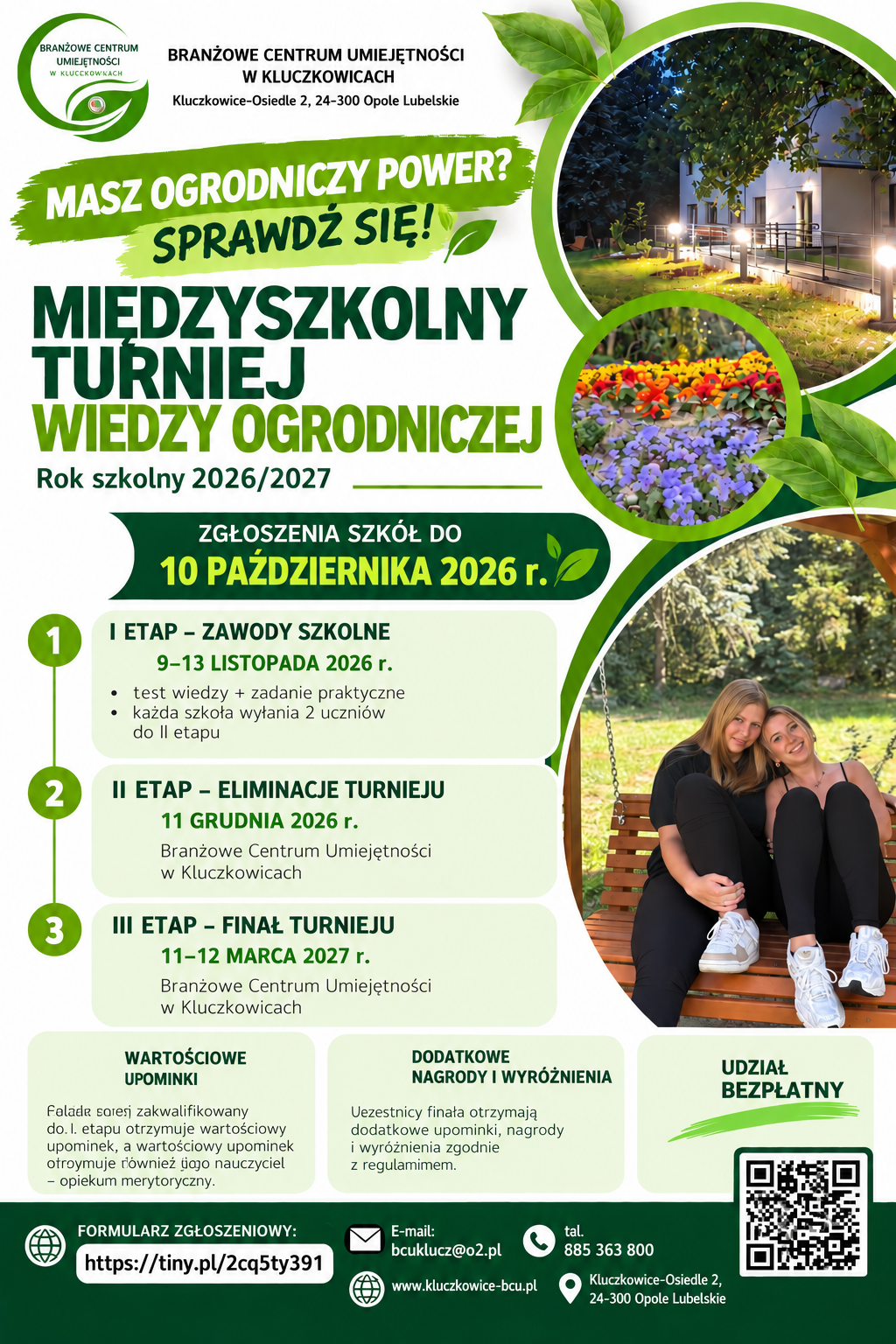 Grafika promująca Turniej Ogrodniczy 